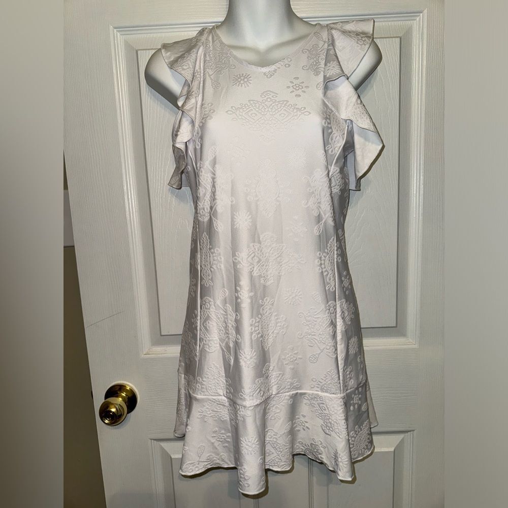 Lilly Pulitzer Mini Rally Tennis Dress Resort White Girls Size XL 12-14 UPF 50+